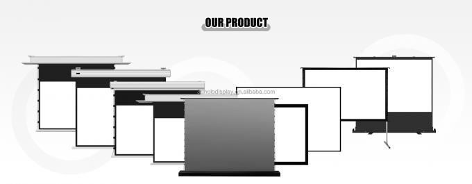 หน้าจอฉาย ALR 150 นิ้วที่ขึ้นจากพื้น มีเครื่องยนต์สําหรับเครื่องฉาย UST จอฉายแสงรอบตัวที่สามารถถอนออกได้ 5