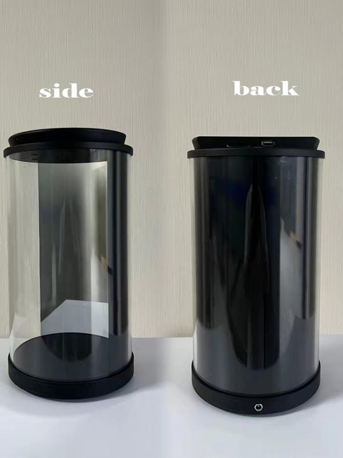 AI Based Interactive 3D Hologram Box, 75 นิ้ว ดิจิทัล มนุษย์รอบ การจัดแสดง สเตน Holotube Holographic Display Box 4