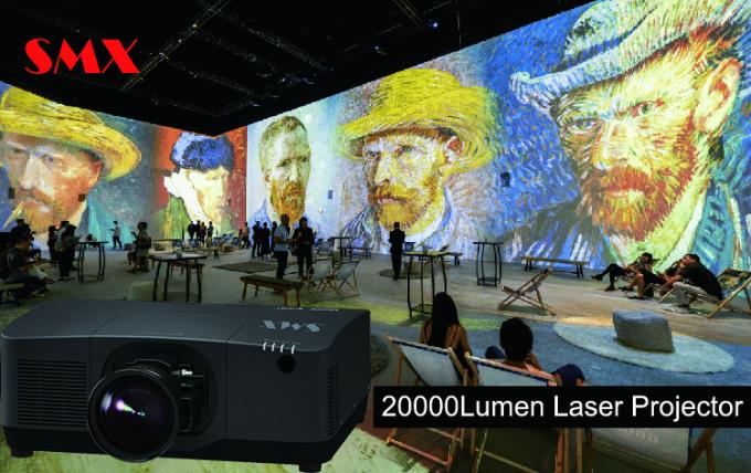 Professional Installation 20000 lumen WUXGA Large Venue 3LCD Laser Projector for 3D projection mapping 0