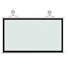 Simple Hanging Up HD Home Warp Knitting Projection Screen 16:9 60'' To 120" Inch