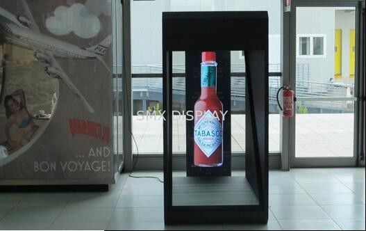 คุณภาพ 22''-70'' Optional 180 Degree 3D Holo Box For Holographic Advertising โรงงาน