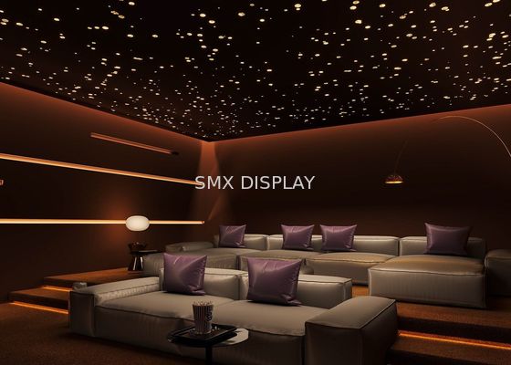 คุณภาพ เส้นใยโพลีเอสเตอร์ไฟเบอร์บอร์ดไฟเบอร์ออปติกสตาร์เพดานความหนา 9 มม. ติดตั้งง่าย โรงงาน