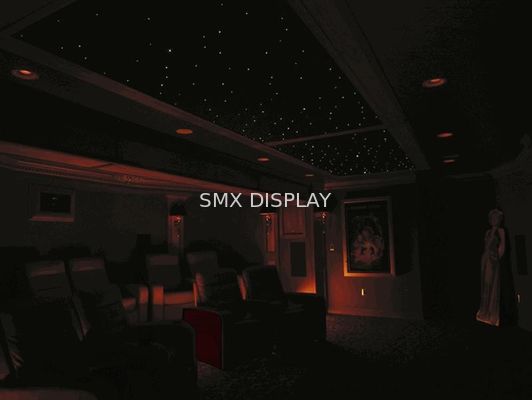 คุณภาพ ชุดไฟเพดานไฟเบอร์ออปติก 110 - 220V Acoustical Black / Navy Blue / UV PMMA Body โรงงาน