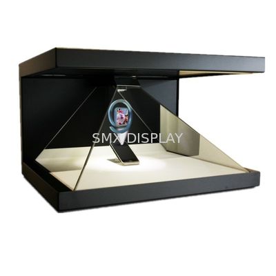 คุณภาพ 3D Hologram Showcase Holographic Pyramid 22inch Box ความละเอียด Full HD โรงงาน