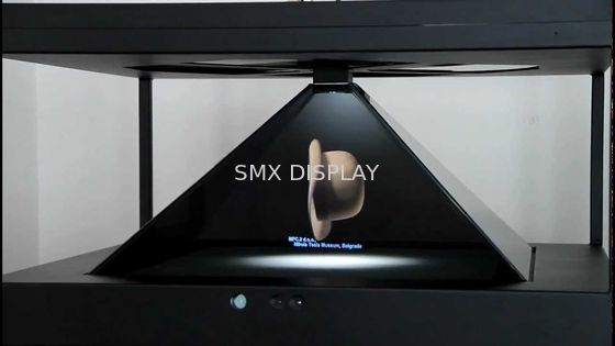 คุณภาพ 350cd / m2 3D Holographic Display กระจกนิรภัย 3D Hologram Holocube Box โรงงาน