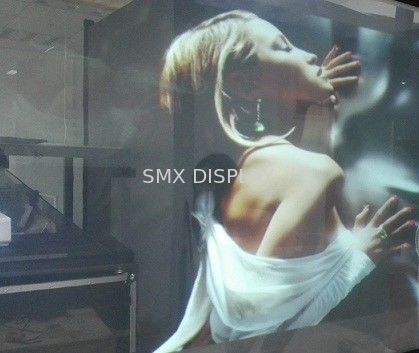 คุณภาพ 170 Degree transparent rear projection film For Glass Outdoor Projector Screen โรงงาน