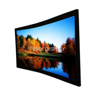 คุณภาพ Custom Cinema Projection Screen / Curved Projector Screen 92" โรงงาน