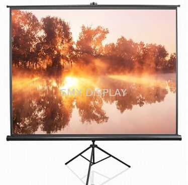 คุณภาพ Floor Standing Portable Tripod Projection Screens Stand Mobile style โรงงาน