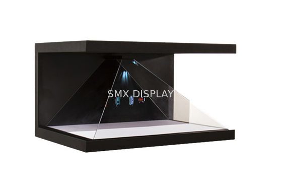 คุณภาพ Three Sides 3D Hologram Pyramid Holographic Display Box AC110-240V โรงงาน