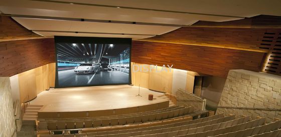 คุณภาพ 16:9 120" Cinema Tab Tensioned Motorized Screen Aluminum Housing โรงงาน