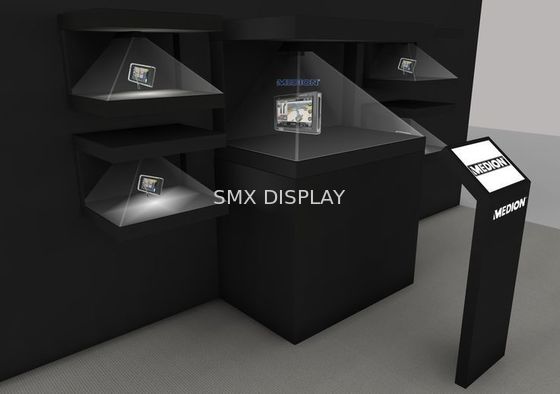 คุณภาพ 60Hz 3D Holographic Display Box ตู้โชว์โฆษณา VGA HDMI โรงงาน
