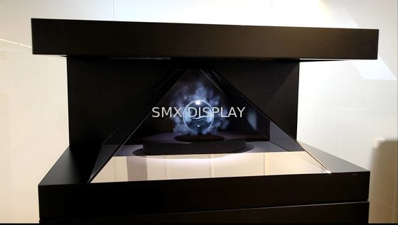 คุณภาพ โฆษณา 3D Holographic Display Pyramid Showcase Holocube พร้อมเสียง โรงงาน