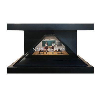 คุณภาพ ตู้โชว์แสดงพีระมิดโฮโลแกรม 22 นิ้ว เทคโนโลยีเสมือนจริงโฮโลแกรม 3 มิติ โรงงาน