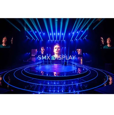 คุณภาพ หน้าจอ Holo Gauze 3.1 ม., หน้าจอตาข่ายโฮโลแกรม 3 มิติสร้างภาพที่ลอยอยู่บนท้องฟ้า โรงงาน