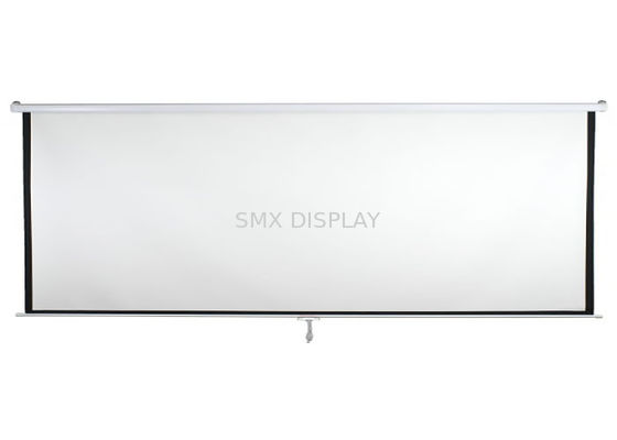 คุณภาพ 72 นิ้ว 4:3 Wall Mount Manual Control Projector Screen รองรับ OEM / ODM โรงงาน