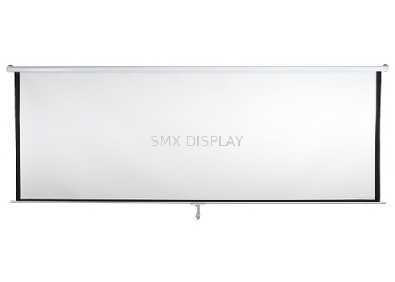 72 นิ้ว 4:3 Wall Mount Manual Control Projector Screen รองรับ OEM / ODM
