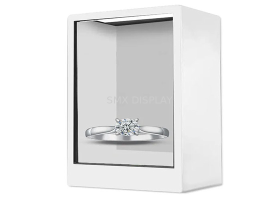 หน้าจอสัมผัสขนาด 55 นิ้ว 3D Holographic Display Box ตู้โชว์ LCD โปร่งใสแนวตั้ง
