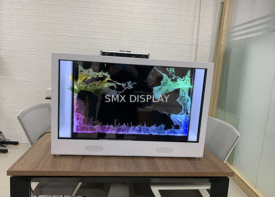 คุณภาพ กล่องหน้าจอโฮโลแกรม 3 มิติ 3 มิติแบบสัมผัสโปร่งใส 3D Hologram Pyramid Display โรงงาน