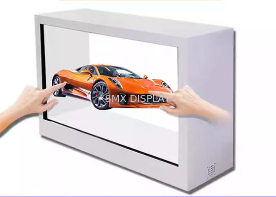 คุณภาพ HD 4K 3D Holographic Display Box หน้าจอสัมผัสโปร่งใสโฮโลแกรมพีระมิด โรงงาน