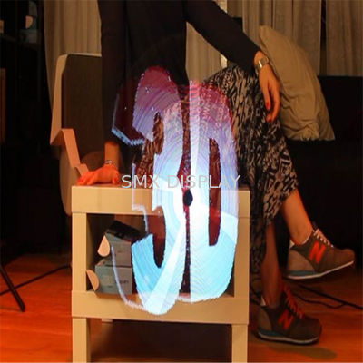 คุณภาพ 42cm X 42cm Black 3D Hologram Players 1.5kg Shopping Mall 3d Holo Display โรงงาน
