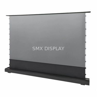 คุณภาพ 16:9 100inch Motorized Floor Rising ALR Projector Screen สําหรับโปรเจคเตอร์กระแทกที่สั้นมาก โรงงาน