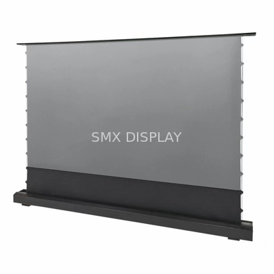 16:9 100inch Motorized Floor Rising ALR Projector Screen สําหรับโปรเจคเตอร์กระแทกที่สั้นมาก