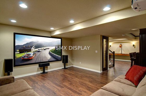 หน้าจอโปรเจคเตอร์เสียง 4K แบบติดกรอบ 150 นิ้ว