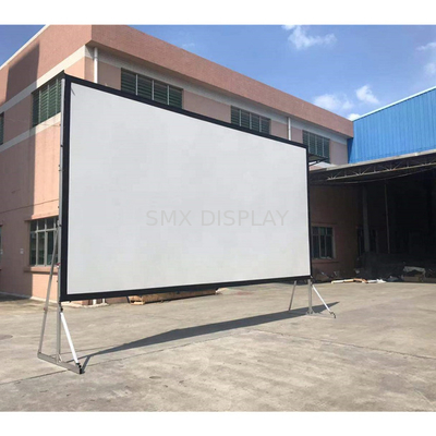 300 นิ้ว 9x16 หน้าจอพับเร็ว หน้าจอโปรเจกชั่นพับเร็ว หน้าจอโปรเจกชันพับเร็วภายนอก