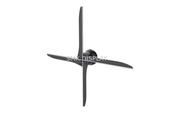 คุณภาพ 612 x 612 ความคมชัด Hypervsn Hologram Player, 4 ใบแสดงโฆษณา LED ใบมีด โรงงาน