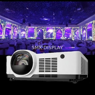 คุณภาพ 7500 ANSI Lumens 300 Inch WUXGA โปรเจคเตอร์สถานที่ขนาดใหญ่ 3LCD โปรเจคเตอร์เลเซอร์สั้นสําหรับการฉาย โรงงาน