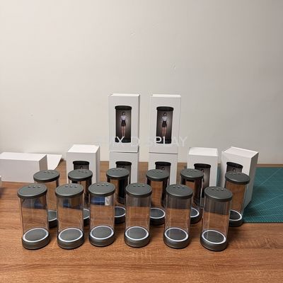 คุณภาพ 5.5 / 21.5/75inch hologram cylinder กล่อง 3d hologram cylinder ai อินเทรคทีฟ สําหรับการแสดงพิพิธภัณฑ์ โรงงาน