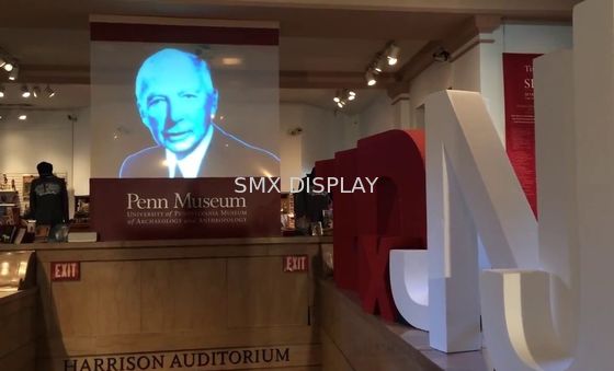 คุณภาพ 100 ไมครอนจอโปรเจคเตอร์ Holographic Rear Projection Transparent Screen, ฟิล์มโฮโลแกรม 3D โรงงาน