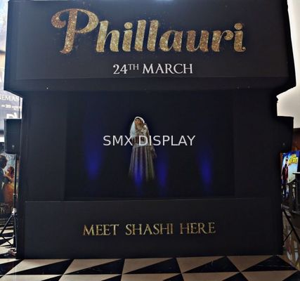 คุณภาพ 160 °ดูมุมโฮโลแกรมระบบการฉาย 3D โฮโลแกรม Musion ฟอยล์ความหนา 95um โรงงาน