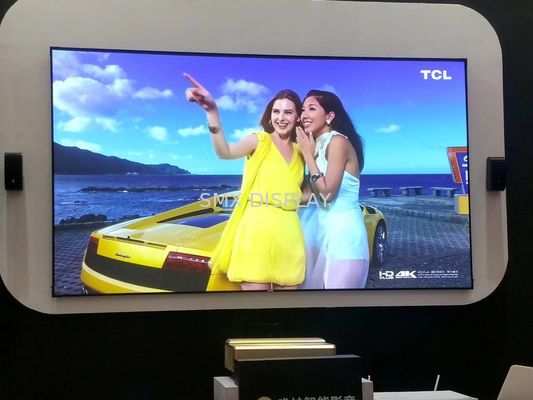 คุณภาพ หน้าจอกรอบคงที่ 100 นิ้วแผงโปรเจคเตอร์เพชรสีดำมุมมอง 170 °ทนทาน โรงงาน