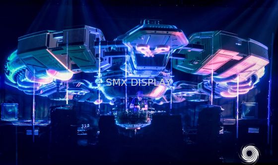 คุณภาพ ระบบฉายภาพโฮโลแกรม Holo Gauze หน้าจอโฮโลแกรมที่มองไม่เห็นสำหรับเวที โรงงาน