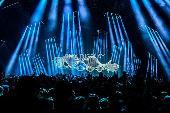 คุณภาพ หน้าจอการฉายภาพโฮโลแกรมสามมิติโพลีเอไมด์โฮโลเฟล็กซ์โปร่งใส โรงงาน