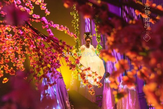 คุณภาพ ภาพลอยโฮโลแกรม 3D แบบโฮโลแกรม Musion Eysliner Foil 5x30m โรงงาน