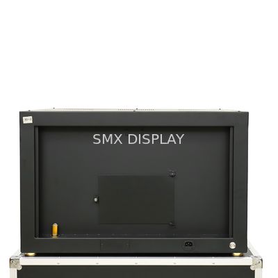 คุณภาพ 32 นิ้ว Pyramid 3D Holographic Display Showcase ระบบ Android AC110V โรงงาน