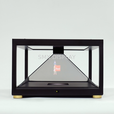 กระจกนิรภัย 3D Holographic Showcase AC110V แผ่นโลหะ 3d Hologram Display