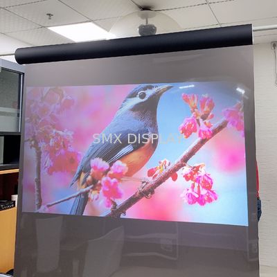 คุณภาพ Convinent Self adhesive 500/1 transparent projection screen film Roll for Promotion โรงงาน
