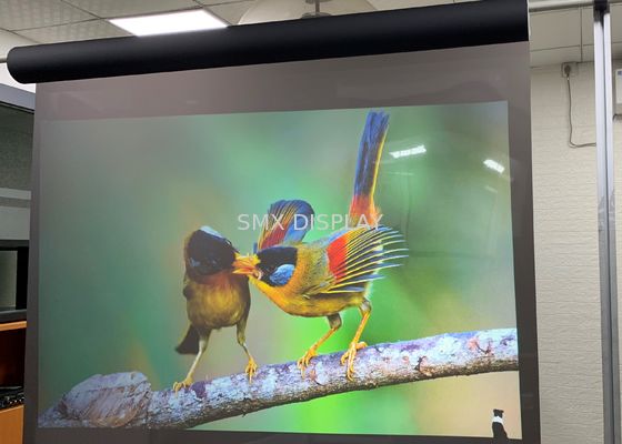 คุณภาพ Touch Window Advertising Screen Rear Projection Screen Film Transparent โรงงาน