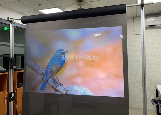 ล้างหน้าจอ Holographic Transparent Holoscreen 100 Micron สำหรับจอแสดงผล / Store