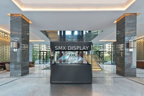 คุณภาพ จอแสดงผลโฮโลแกรม 3 มิติขนาดใหญ่พีระมิด 3 มิติความละเอียด Full HD 4 มุมมอง โรงงาน