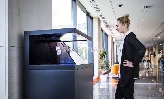 คุณภาพ กระจกนิรภัย Plug and Play 3D โฮโลแกรมกล่อง 1920x1080 โรงงาน