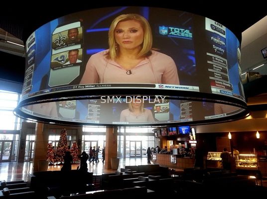 คุณภาพ หน้าจอการฉายภาพคงที่ 360 องศาสำหรับการจำลองการบิน โรงงาน