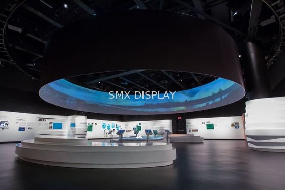 คุณภาพ หน้าจอการฉายภาพจำลองการบิน RoHS 180 องศา โรงงาน