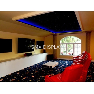 แผงฝ้าเพดานไฟเบอร์ออปติก PMMA 15W 600 * 600 มม. สำหรับการถ่ายดวงจันทร์