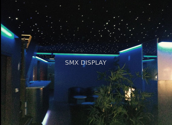 คุณภาพ แผงไฟเบอร์ออปติกฝ้าเพดาน 9 มม. แผ่นใยโพลีเอสเตอร์ 7 สี PMMA โรงงาน