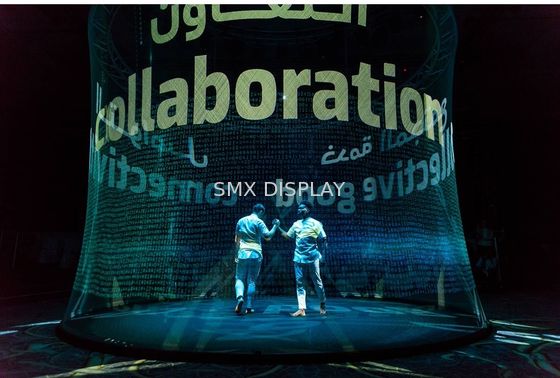 คุณภาพ ฟิล์มฉายภาพโฮโลแกรม Pepperscrim ความยาว 30 ม. สำหรับโฆษณากลางแจ้ง โรงงาน