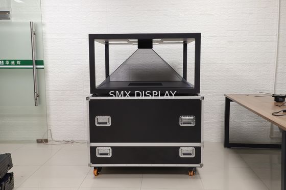คุณภาพ 360 องศา 3d Hologram Display ความละเอียดเต็ม 19 นิ้ว 4 ด้าน โรงงาน